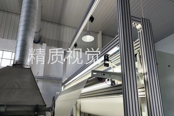 常熟無紡布表面瑕疵檢測安裝現場